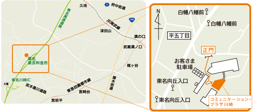 川崎地图