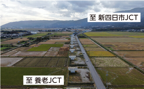 至 新四日市JCT 至 養老JCT