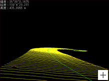 根據測量數據創建可以從各種角度檢查路面狀況的3D工程圖