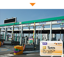 在ETC中，车辆和收费站系统使用无线通信交换必要的信息，以便车辆在以20 km / h或更低的速度行驶时可以通过收费站。