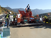 Floor slab top surface thickening method