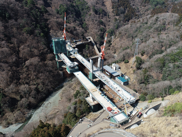 やどりき双扇橋（中津川橋）