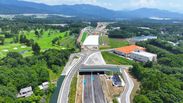 用沢地区開削トンネル
