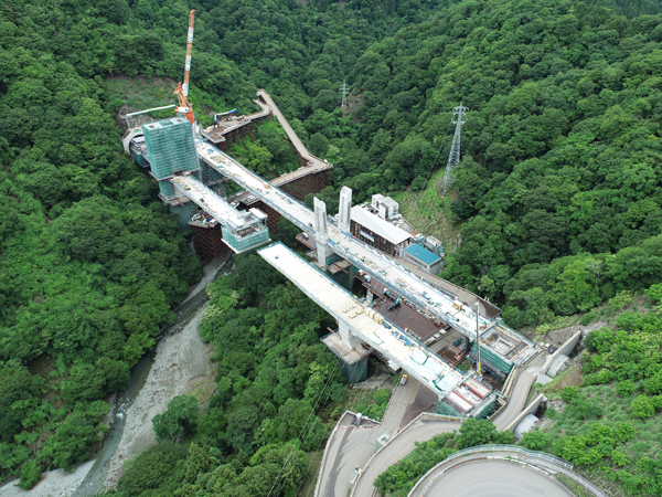 やどりき双扇橋（中津川橋）