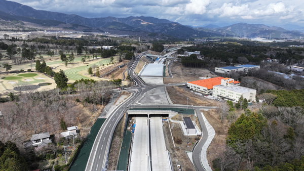 用沢地区開削トンネル