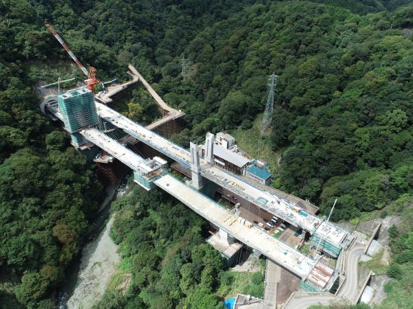 やどりき双扇橋（中津川橋）