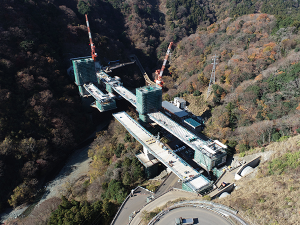 やどりき双扇橋（中津川橋）