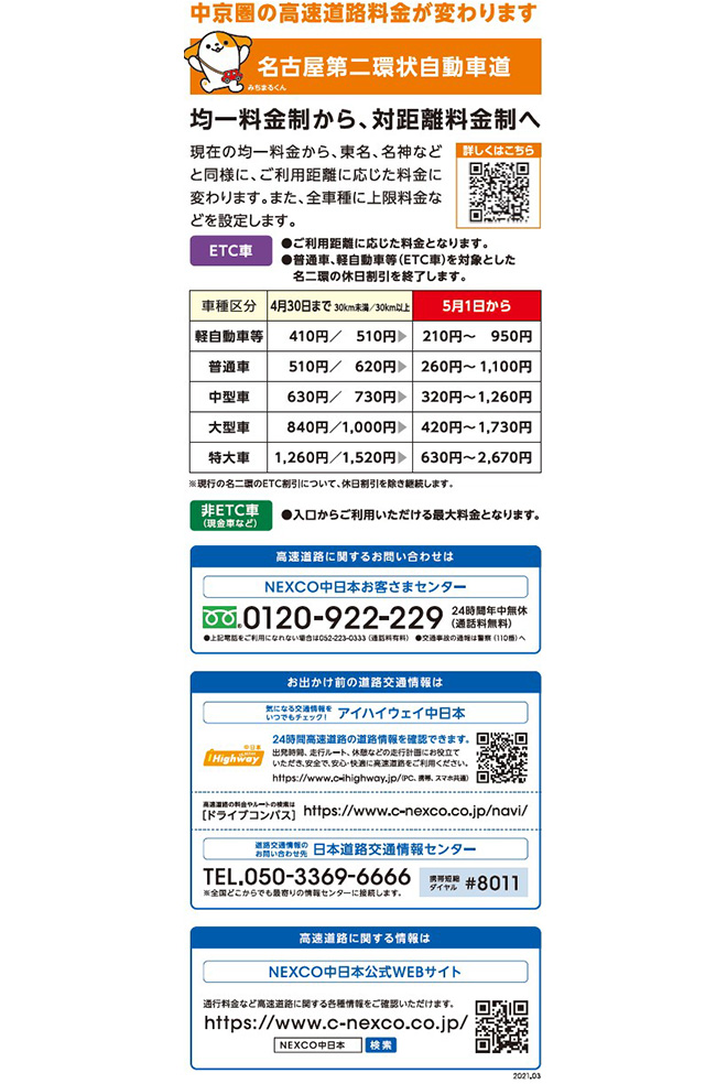 C2 Mei-Nikan Expwy NagoyaNishi JCT-Tobishima JCT Opened on Saturday, May 1, 2021!