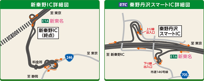 E1A 新東名開通 伊勢原大山IC～新秦野IC 2022年4月16日（土）開通