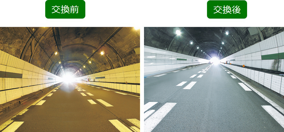 道路・トンネル照明のLED化