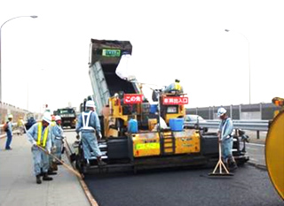 Pavement repair work