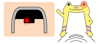 ETCゲートの信号と表示板に注意