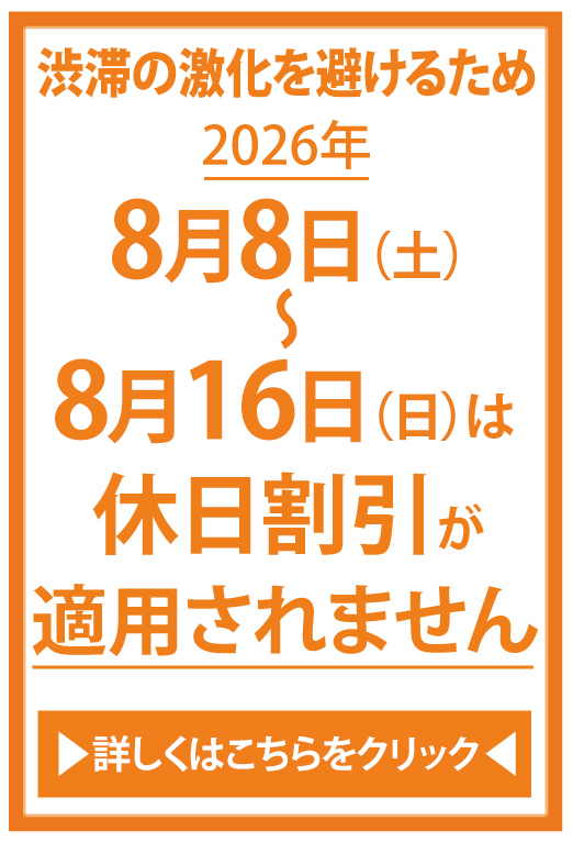 休日割引適用除外
