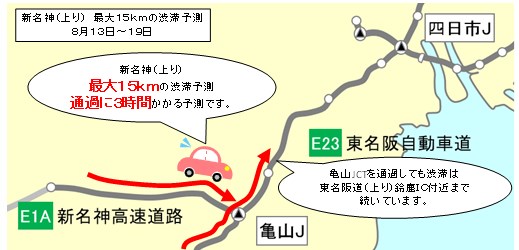 2018年 高速道路ドライブアドバイザーがおすすめする渋滞回避のポイント 夏季交通混雑期間 東海地方版 ニュースリリース プレスルーム 企業情報 高速道路 高速情報はnexco 中日本