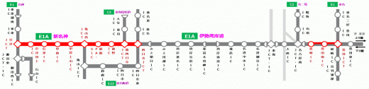 昼夜連続・車線規制