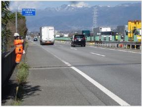 降車点検の状況