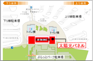 太陽光パネル設置位置図