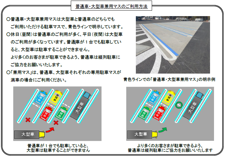 普通車・大型車兼用マスのご利用方法