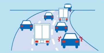 渋滞発生防止のお願い イメージ図3