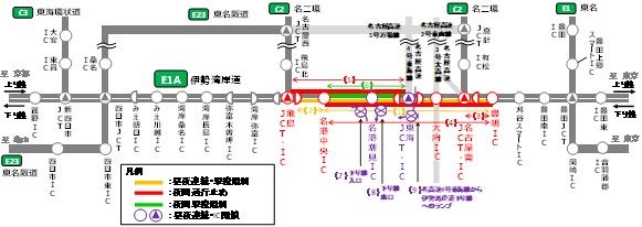 交通規制区間