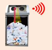 センサーによる検知イメージ