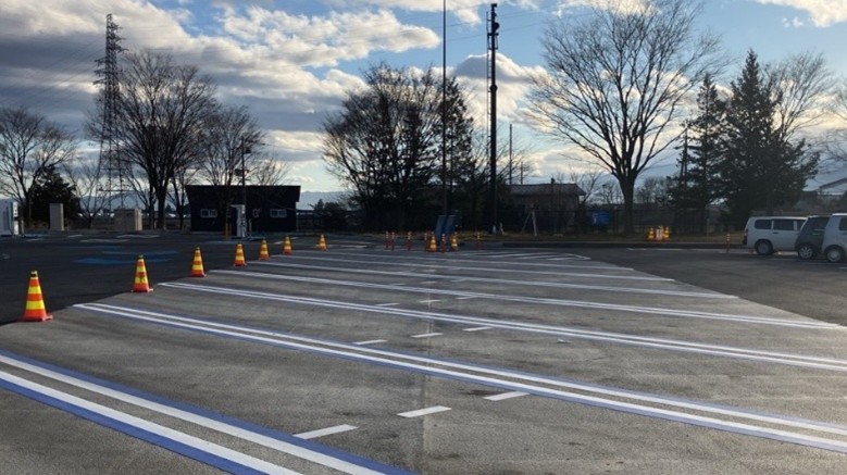 普通車・大型車兼用マスの完成状況