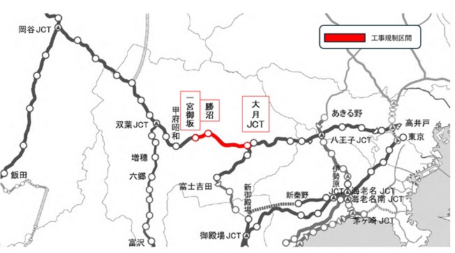 工事規制区間
