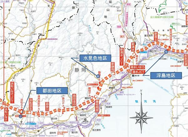 活動地区の位置図