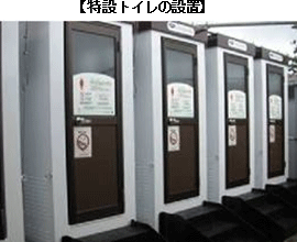 特設トイレの設置