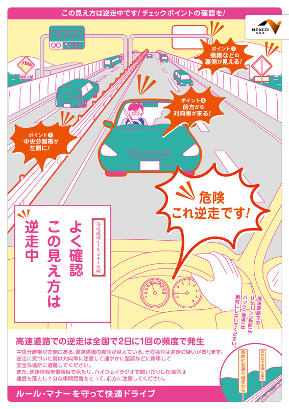 ⑧逆走の防止