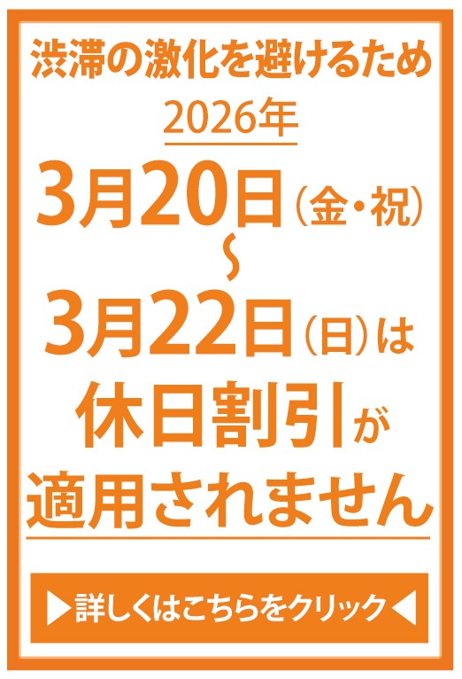休日割引適用除外