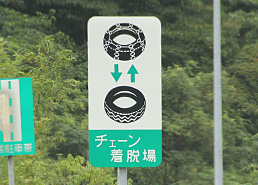チェーン着脱場